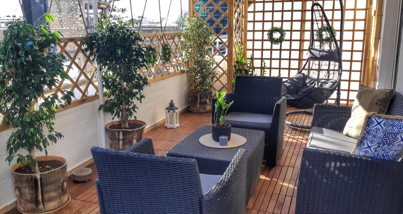 Ρetipe Penthouse Apartment With Spacious Balcony In Heraklion Center Exteriér fotografie